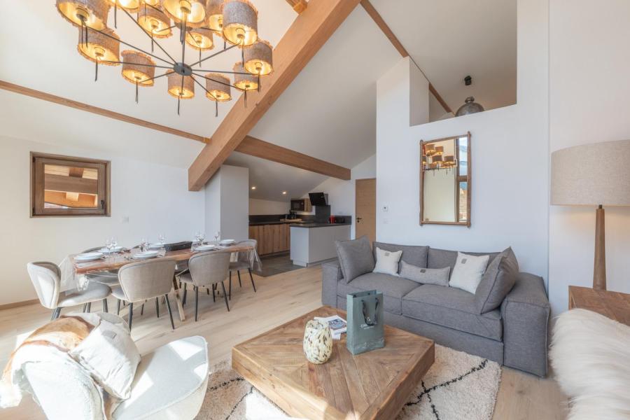 Vakantie in de bergen Appartement triplex 4 kamers 6 personen (E32) - Résidence l'Expression - Alpe d'Huez - Woonkamer