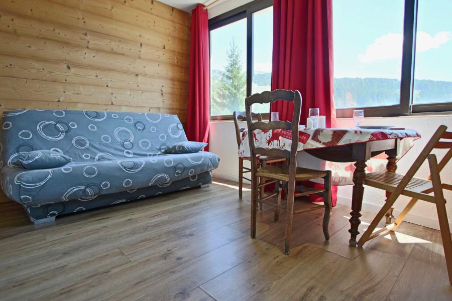 Holiday in mountain resort Studio sleeping corner 4 people (017) - Résidence l'Hippocampe - Chamrousse - Living room