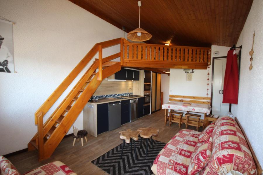 Vakantie in de bergen Studio mezzanine 5 personen (12) - Résidence l'Isba - Les Saisies - Woonkamer