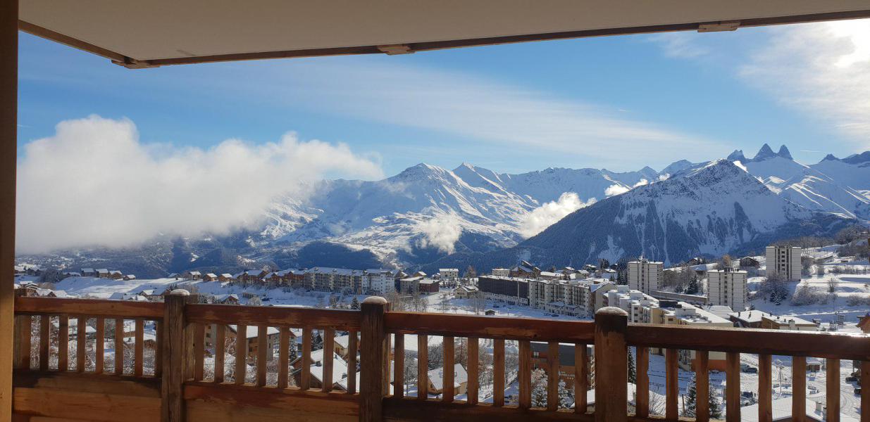 Urlaub in den Bergen 3-Zimmer-Berghütte für 6 Personen (RJ02E) - Résidence l'Odyssée - La Toussuire - Balkon