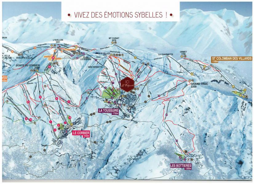 Wakacje w górach Résidence l'Odyssée - La Toussuire - Plan