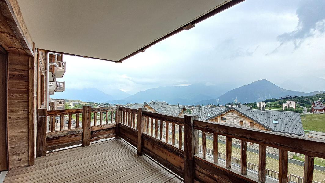 Vacanze in montagna Appartamento 4 stanze con alcova per 6 persone (102C) - Résidence l'Odyssée - La Toussuire - Terrazza