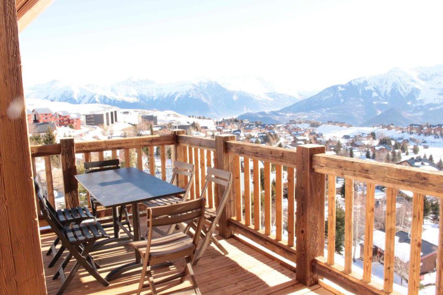 Vacanze in montagna Appartamento 4 stanze per 9 persone (201E) - Résidence l'Odyssée - La Toussuire - Balcone