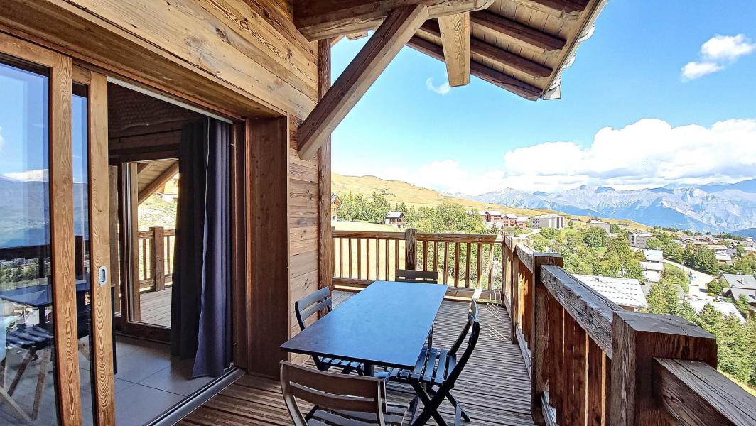 Vacances en montagne Appartement 4 pièces 9 personnes (201E) - Résidence l'Odyssée - La Toussuire - Terrasse