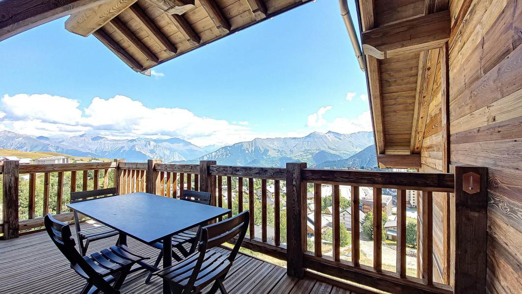 Vacances en montagne Appartement 4 pièces 9 personnes (201E) - Résidence l'Odyssée - La Toussuire - Terrasse