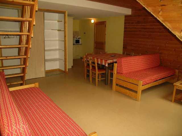Urlaub in den Bergen 3-Zimmer-Appartment für 8 Personen (420) - Résidence l'Orée des Pistes - La Toussuire - Wohnzimmer