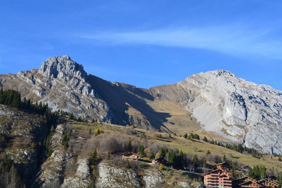 Vacanze in montagna Studio con alcova per 4 persone (B-2O) - Résidence l'Orée des Pistes - Le Grand Bornand - Balcone