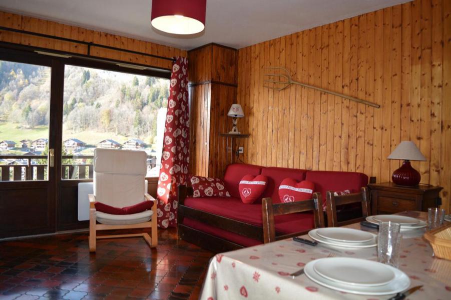 Vacanze in montagna Studio con alcova per 4 persone (B-2O) - Résidence l'Orée des Pistes - Le Grand Bornand - Soggiorno