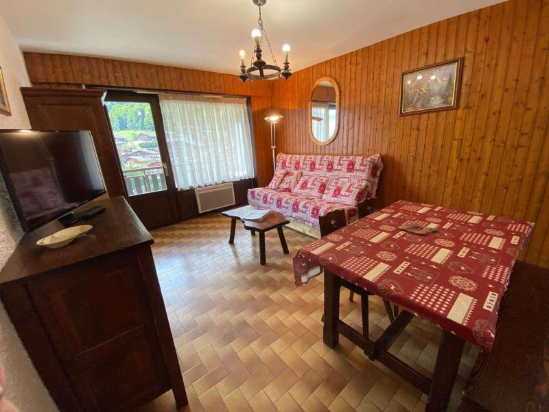 Urlaub in den Bergen Studio Schlafnische 4 Personen (A-1K) - Résidence l'Orée des Pistes - Le Grand Bornand - Wohnzimmer