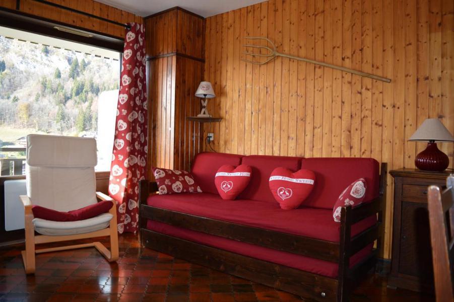 Urlaub in den Bergen Studio Schlafnische 4 Personen (B-2O) - Résidence l'Orée des Pistes - Le Grand Bornand - Wohnzimmer