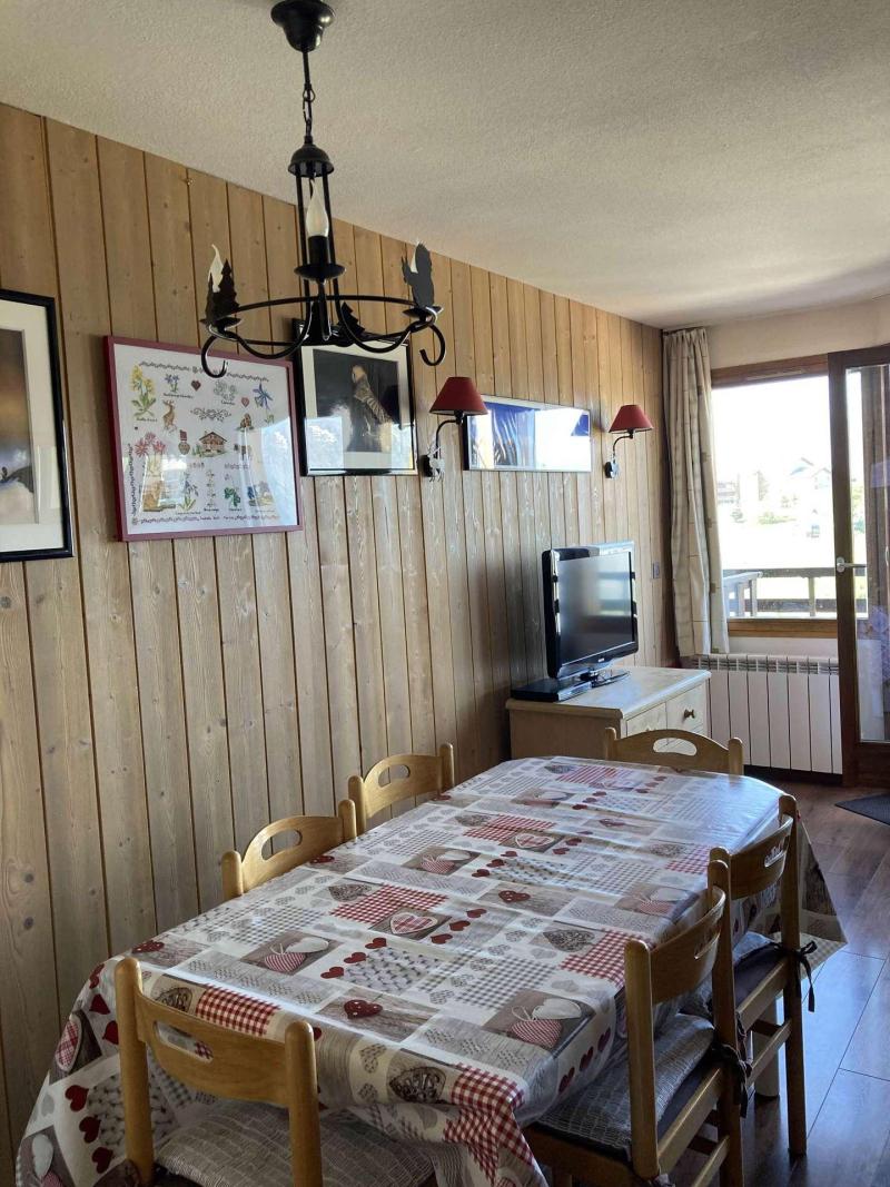 Vakantie in de bergen Appartement 2 kamers bergnis 6 personen (406) - Résidence l'Ours Blanc - Alpe d'Huez - Woonkamer