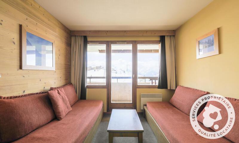 Ski verhuur Studio 5 personen (Confort 22m²-1) - Résidence l'Ours Blanc - MH - Alpe d'Huez - Woonkamer