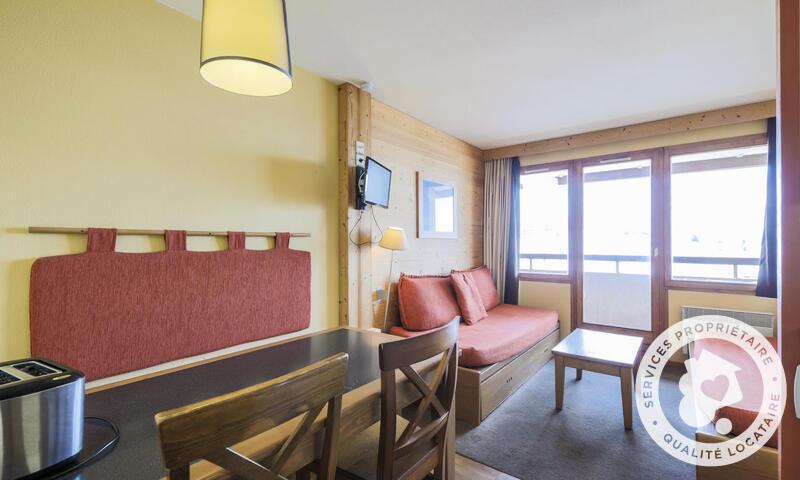 Ski verhuur Studio 5 personen (Confort 22m²-1) - Résidence l'Ours Blanc - MH - Alpe d'Huez - Woonkamer