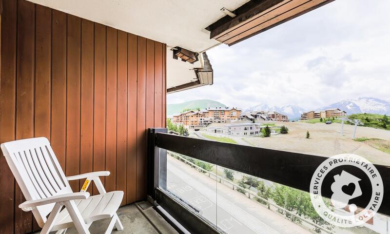 Soggiorno sugli sci Studio per 4 persone (Confort 23m²-3) - Résidence l'Ours Blanc - MH - Alpe d'Huez - Balcone