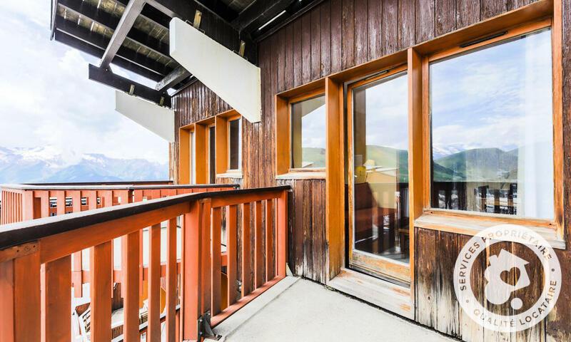 Vacances en montagne Studio 5 personnes (Sélection 22m²-12) - Résidence l'Ours Blanc - MH - Alpe d'Huez - Balcon