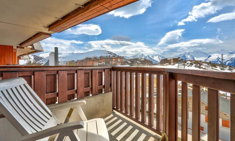 Ski verhuur Studio 5 personen (Sélection 22m²-3) - Résidence l'Ours Blanc - MH - Alpe d'Huez - Balkon