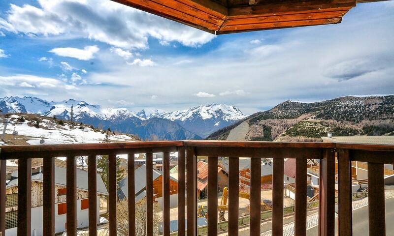 Rent in ski resort Studio 5 people (Sélection 22m²-3) - Résidence l'Ours Blanc - MH - Alpe d'Huez - Balcony