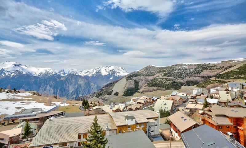 Wynajem na narty Apartament 3 pokojowy 7 osób (Confort 50m²) - Résidence l'Ours Blanc - MH - Alpe d'Huez - Na zewnątrz latem