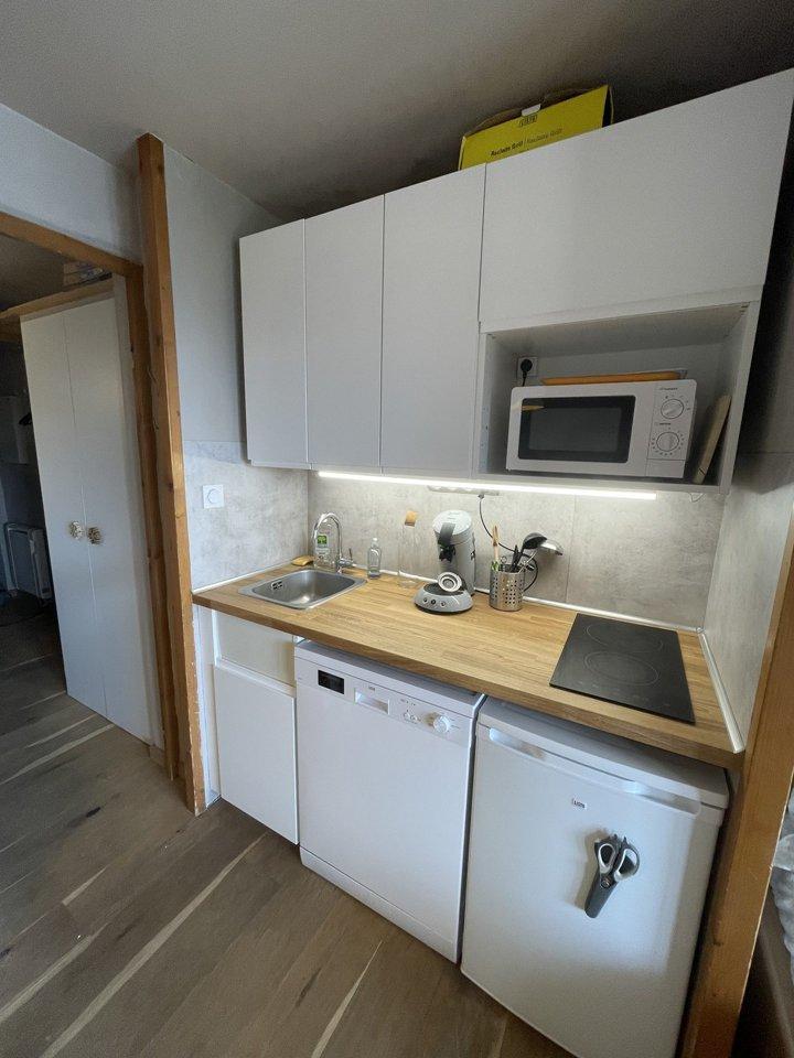 Vacances en montagne Studio 4 personnes (652) - Résidence l'Ours Blanc - Alpe d'Huez - Kitchenette