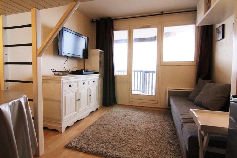 Vakantie in de bergen Studio bergnis 4 personen (302) - Résidence l'Ours Blanc - Alpe d'Huez - Woonkamer