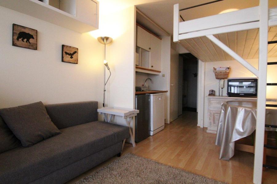 Vakantie in de bergen Studio bergnis 4 personen (302) - Résidence l'Ours Blanc - Alpe d'Huez - Woonkamer