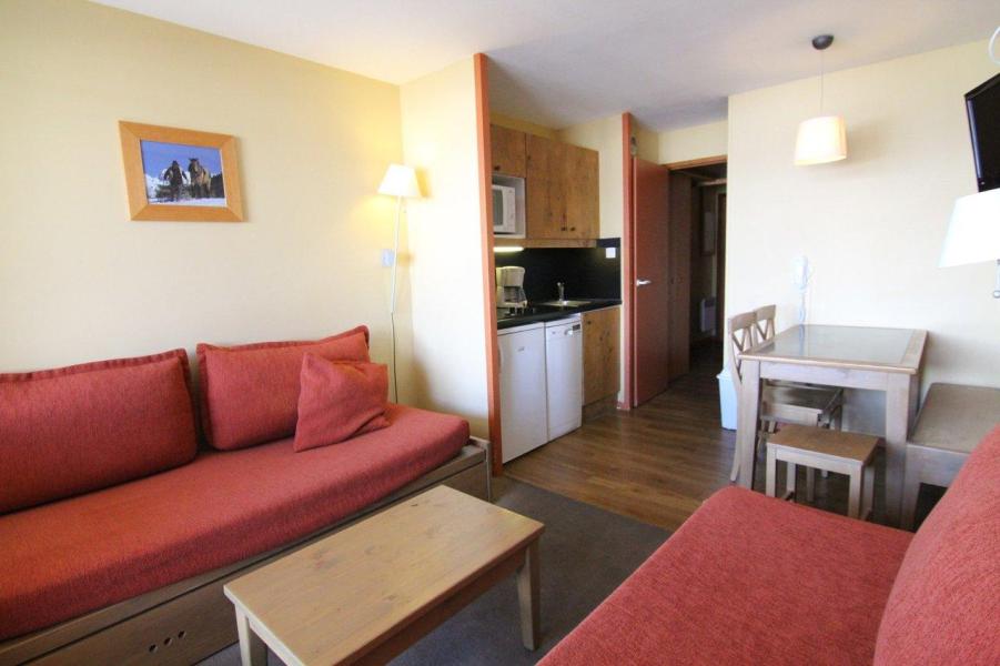 Vakantie in de bergen Studio bergnis 4 personen (305) - Résidence l'Ours Blanc - Alpe d'Huez - Woonkamer