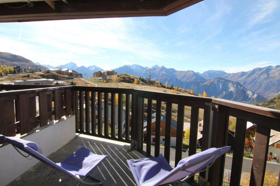 Urlaub in den Bergen Studio Schlafnische 4 Personen (302) - Résidence l'Ours Blanc - Alpe d'Huez - Balkon