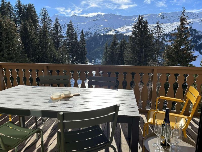 Urlaub in den Bergen 5-Zimmer-Appartment für 8 Personen (6) - Résidence l'Ours Brun - Méribel - Balkon