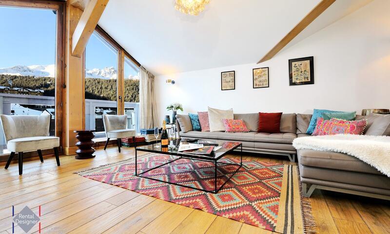 Holiday in mountain resort 6 room apartment 10 people (163m²) - Résidence L'ourse Bleue - Courchevel - Summer outside