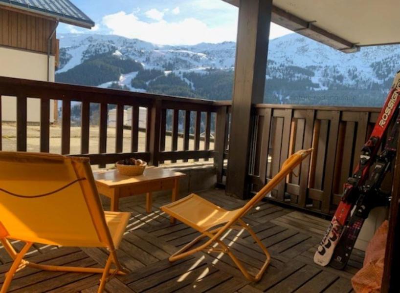 Vacances en montagne Studio 4 personnes (A2) - Résidence la Bergerie - Méribel - Terrasse