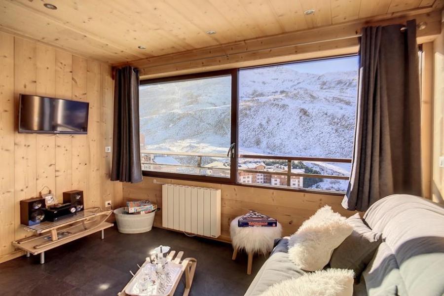 Holiday in mountain resort 2 room apartment 4 people (014) - Résidence la Biellaz - Les Menuires - Living room