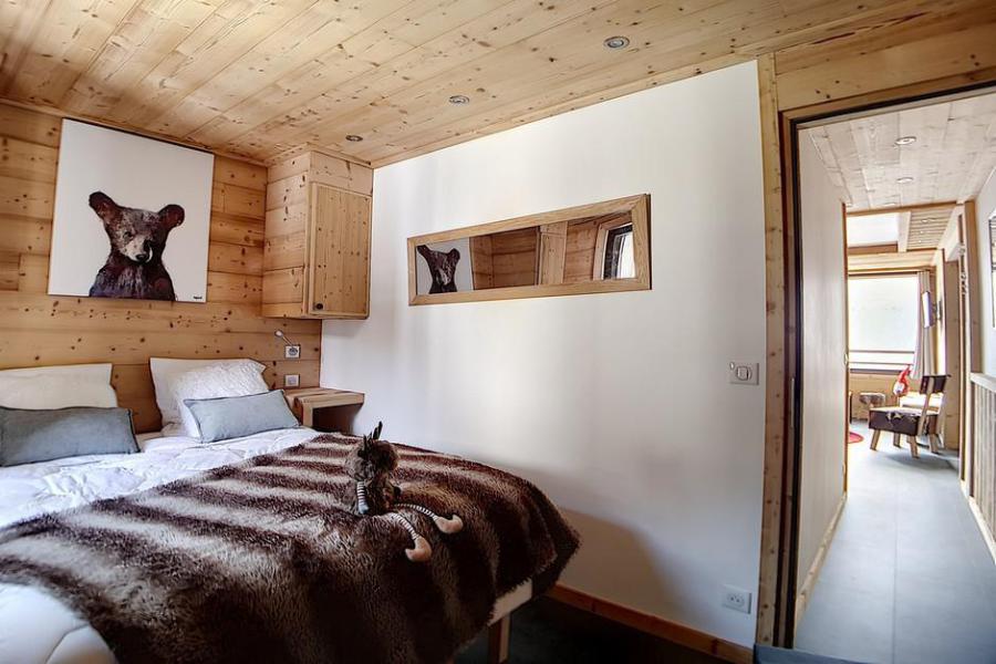 Urlaub in den Bergen 3-Zimmer-Holzhütte für 8 Personen (61) - Résidence la Biellaz - Les Menuires - Schlafzimmer