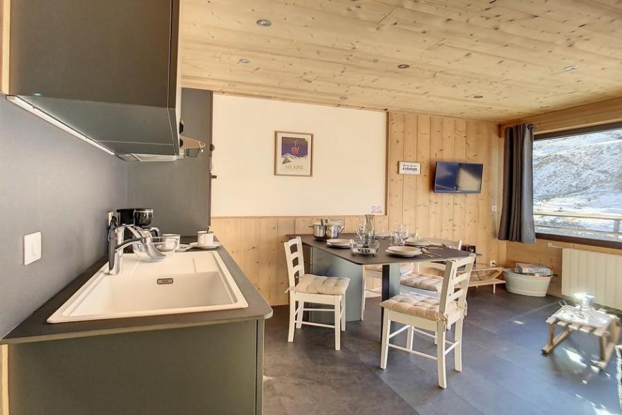 Vacaciones en montaña Apartamento 2 piezas para 4 personas (14) - Résidence la Biellaz - Les Menuires - Cocina