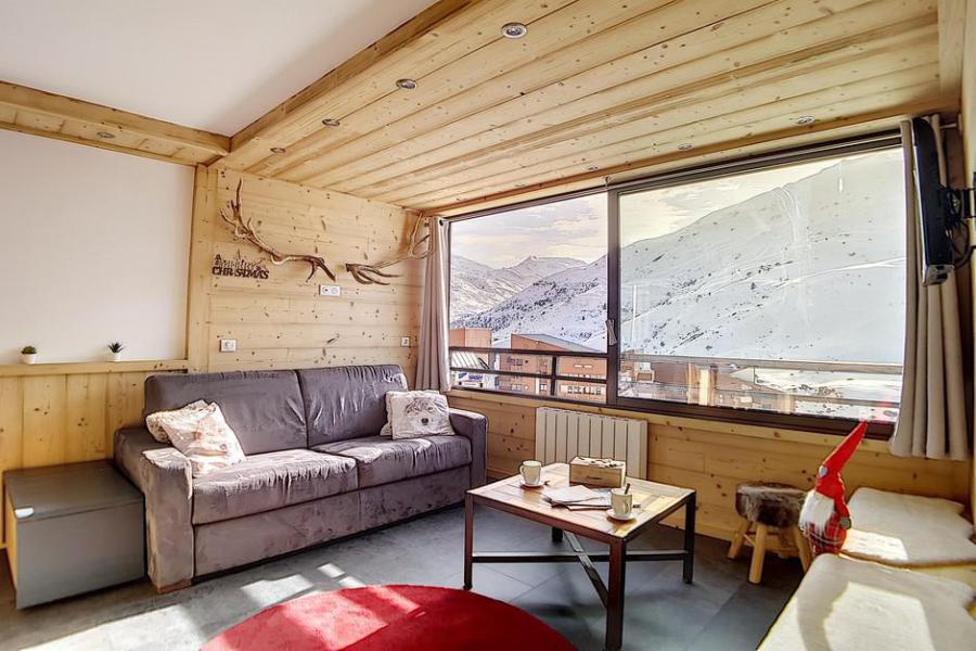 Vacances en montagne Appartement 3 pièces cabine 8 personnes (61) - Résidence la Biellaz - Les Menuires - Séjour