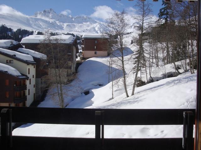 Urlaub in den Bergen Studio für 2 Personen (051) - Résidence la Camarine - Valmorel - Terrasse