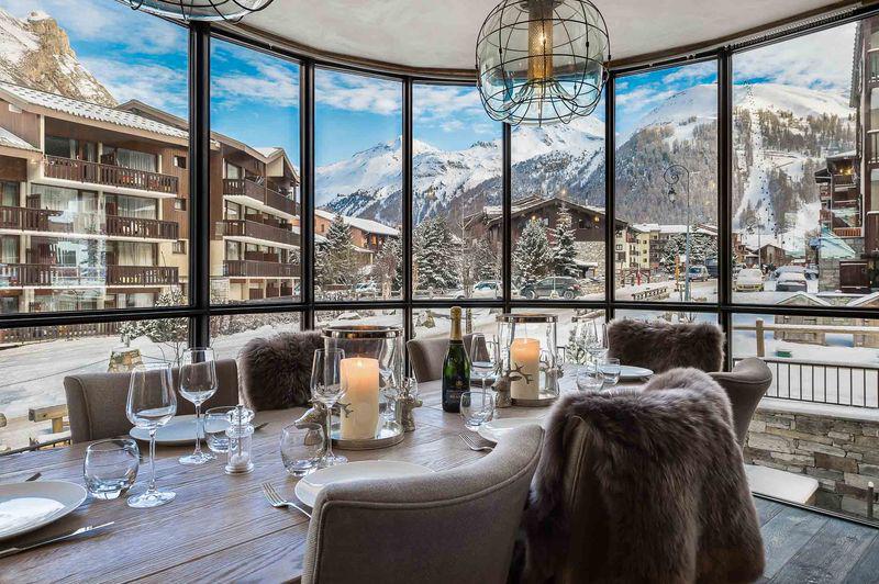 Urlaub in den Bergen 5 Zimmer Maisonettewohnung für 10 Personen (2) - Résidence la Canadienne - Val d'Isère - Wohnzimmer