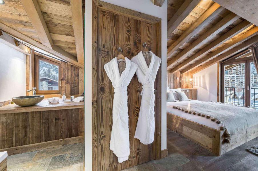 Urlaub in den Bergen 5 Zimmer Maisonettewohnung für 10 Personen (8) - Résidence la Canadienne - Val d'Isère - Schlafzimmer