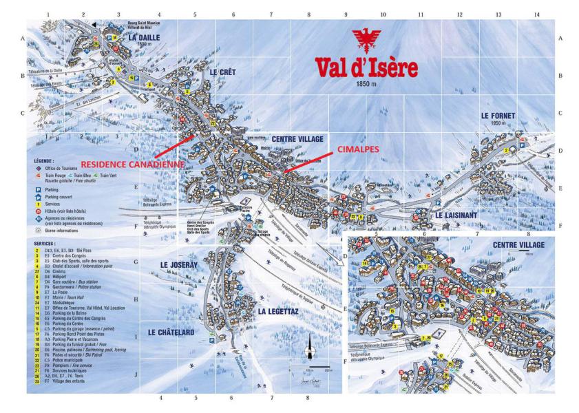 Urlaub in den Bergen Résidence la Canadienne - Val d'Isère