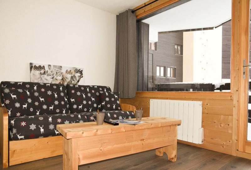 Urlaub in den Bergen 3-Zimmer-Appartment für 5 Personen (A215) - Résidence la Chamoisière - Montgenèvre - Wohnzimmer