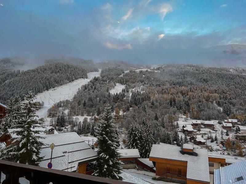 Vacanze in montagna Appartamento su due piani 6 stanze per 9 persone - Résidence la Chaumière - Méribel - Balcone