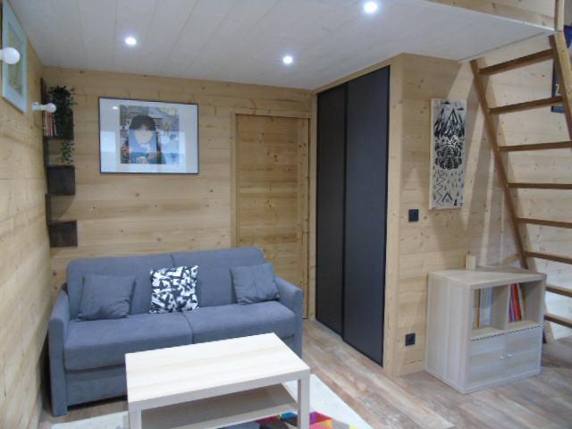 Vacances en montagne Appartement 3 pièces cabine 6 personnes (40) - Résidence la Chaviere - Valfréjus - Séjour