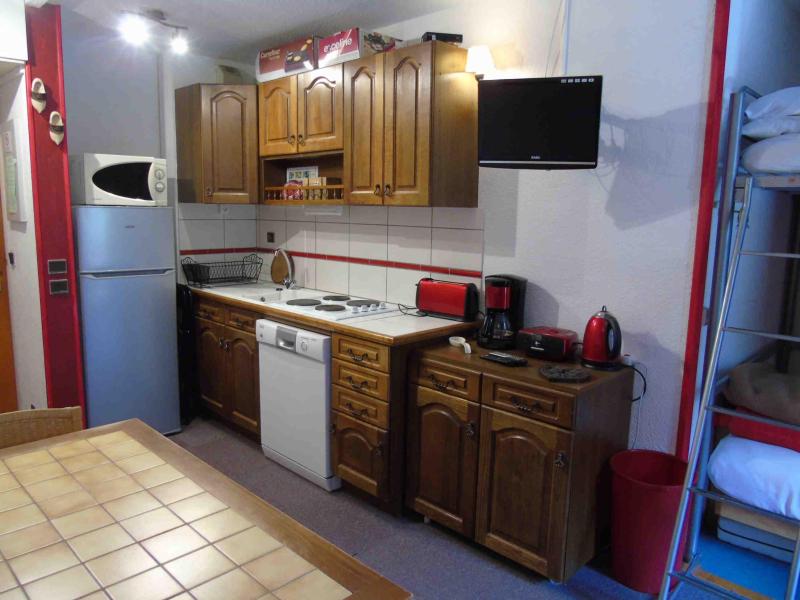 Vacances en montagne Studio cabine 4 personnes (12) - Résidence la Chaviere - Valfréjus - Kitchenette