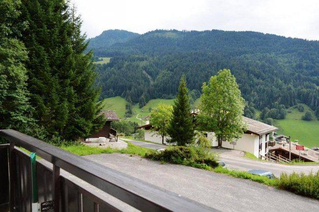 Vakantie in de bergen Studio bergnis 4 personen (02) - Résidence la Clairière - Le Grand Bornand - Balkon