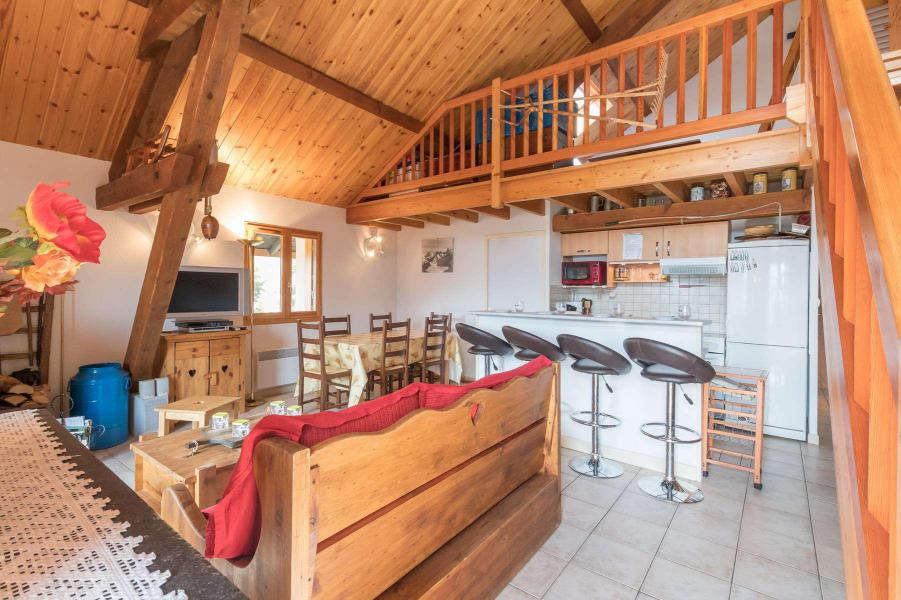 Vakantie in de bergen Appartement 4 kamers mezzanine 12 personen - Résidence la Clé des Champs - Serre Chevalier - Woonkamer