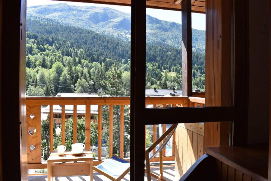 Vakantie in de bergen Appartement duplex 5 kabine kamers 8 personen (J4) - Résidence la Croix de Verdon - Méribel - Terras