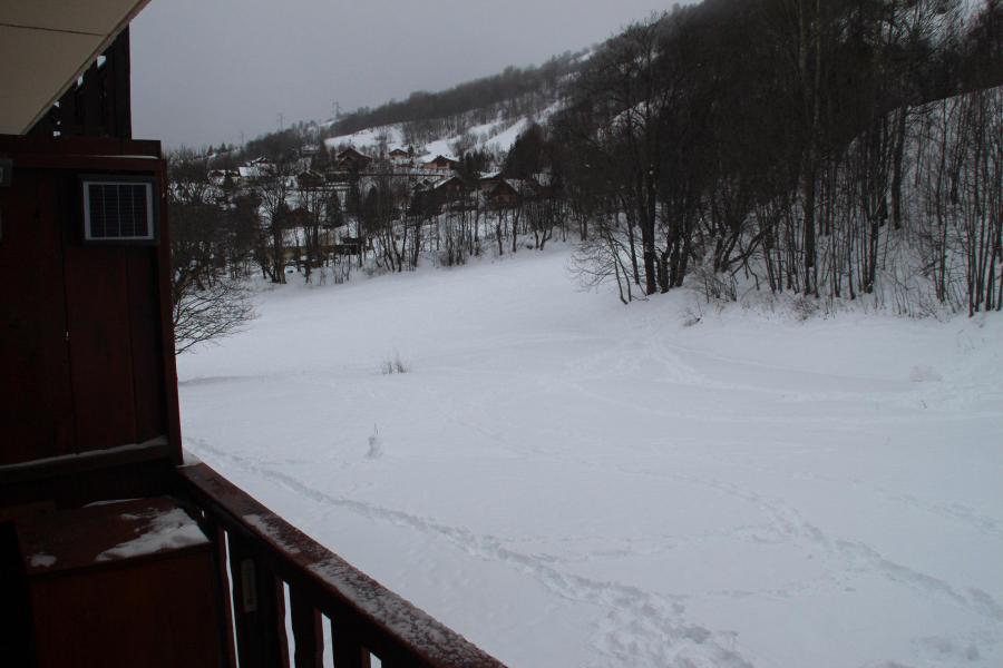 Holiday in mountain resort Studio cabin 4 people (217) - Résidence la Croix du Sud - Valloire - Balcony