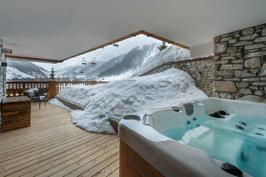 Vakantie in de bergen Appartement 6 kamers 10 personen (1) - Résidence la Face - Val d'Isère - Jacuzzi