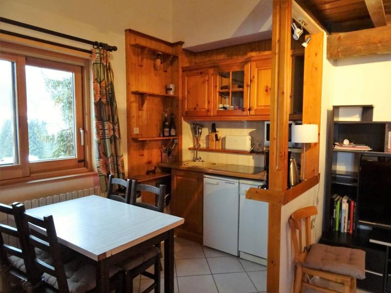 Vacances en montagne Studio mezzanine 5 personnes - Résidence la Flambée - Les Gets - Kitchenette