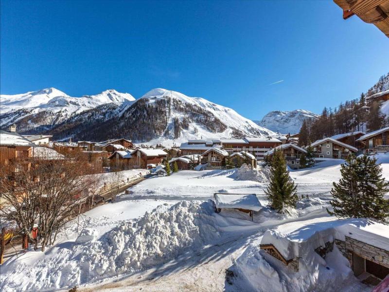 Vakantie in de bergen Appartement 4 kamers 9 personen (THE VIEW) - Résidence la Forêt - Val d'Isère - Woonkamer