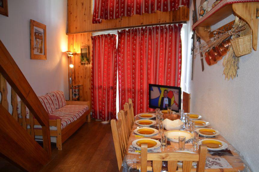 Vakantie in de bergen Appartement 3 kamers mezzanine 8 personen (1009) - Résidence la Grande Masse - Les Menuires - Tafel